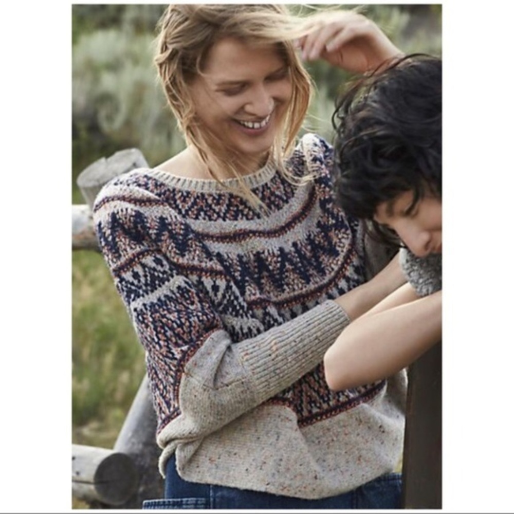 Anthropologie Midland Poncho Pullover